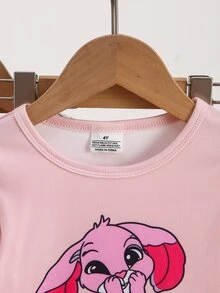 4PCS Young Girls Pajamas - Multicolor - View 4
