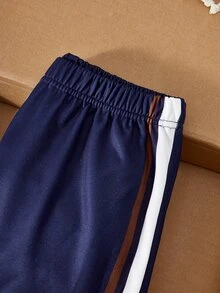 青少年女孩秋季套裝 連帽衫與運動衫套組，美式復古風青少年女孩運動衫套裝，甜美酷感百搭，秋冬休閒 - 彩色 - 查看 6