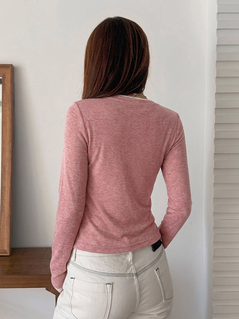 Women's Patchwork Contrast Color 2 In 1 Crew Neck Long Sleeve Casual Streetwear Vacation Spring Autumn Base Layer T-Shirt