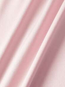 SHEIN MOD Women's Lace Patchwork Elegant Waist-Cinching Party Dress - Pink - View 7