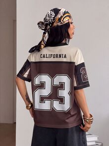 Coolane Women's Spring And Summer Y2K Streetwear Vintage - Brown - View 2