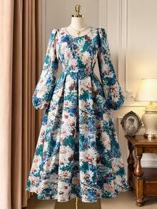 Elenzga Vestidos Tallas Grandes - Multicolor - Ver 4