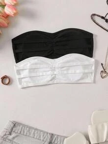 SHEIN 2件組青少年女孩內衣與胸罩 - 彩色 - 查看 6