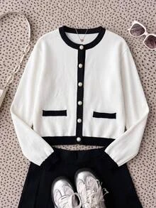Girlism Tween Girl Tween Girls Cardigans - White - View 3