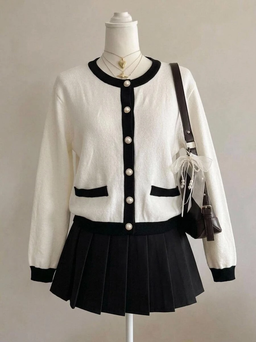 Girlism Tween Girl Tween Girls Cardigans - White - View 1