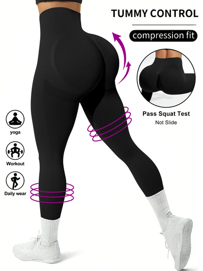 Slayform Slayform Wide Waistband Sports Leggings Yoga Women Pants