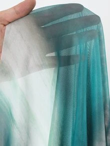 Swim Oasis 1pc Plus Size Tie Dye Print One Shoulder One-Piece Swimsuit And Cover Up Skirt Beach Wear For Women, For Summer Vacation - Multicolor - View 7