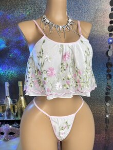 MidnightGlam 2pcs Women's Sexy Lingerie Set - Multicolor - View 3