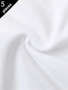 5 buah Celana Dalam Boxer untuk Remaja Laki-laki, Pinggang dengan Huruf Sporty, Cocok untuk Semua Musim - MultiWarna - View 5