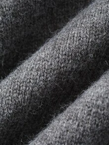 FRIFUL Women's Korean Street Style Knitted Shorts For Dating And Outings - Grey - View 6