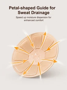 Lignisse New Glue Solid Women's Breast Petals Suitable For Backless And Summer Clothing - Champagne - View 2