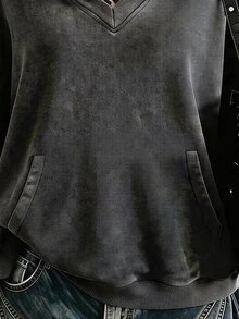 Lalippa Women's 2 Pieces Outfit Set, Dark Gray Leopard Print, Holiday Date Outfit, Women's Hooded Halter Neck Sweatshirt Set - Dark Grey - View 3