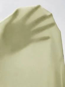 Solavon Women's Exquisite Button Cinched Waist-Cinching Blouse - Green - View 3