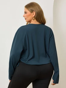 Easithlete Easithlete 2026 New Comfortable 4-Way Stretch Plus Size Women's Sports T-Shirt Fall - Multicolor - View 2