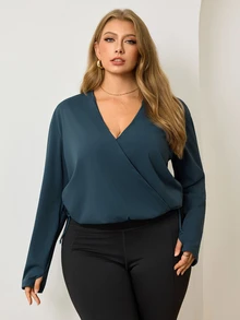 Easithlete Easithlete 2026 New Comfortable 4-Way Stretch Plus Size Women's Sports T-Shirt Fall - Multicolor - View 3