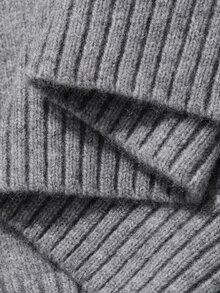 Dazy Plus Chaleco sin mangas de cuello en V de unicolor, suéter versátil para capas en primavera/otoño/invierno - Gris - Ver 15