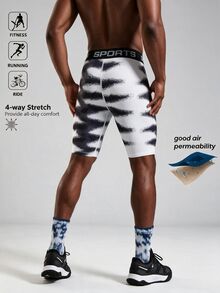 Gym Rark 男士字母腰帶休閒運動緊身短褲，健身房適用 - 彩色 - 查看 2