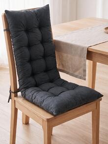 50x110cm Tufted Bench & Swing Chair Cushion – Outdoor Hanging Chair And Garden Bench Seat Cushion, Made In Turkey - Black - View 4