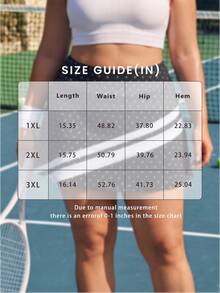 CourtClass Plus Size Women's Spring/Summer Sports Cow Girl Skirt, Tennis Style Black And White With Print, Regular Waist, A-Line With Built-In Shorts And Pockets - Black - View 7