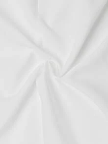 Breezaya 女款秋季休閒百搭純色長袖上衣 - 白色 - 查看 6