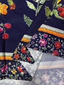 EMERY ROSE Gaun Liburan Kasual Pendek Tanpa Lengan Motif Bunga untuk Wanita - MultiWarna - View 4