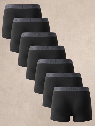 SHEIN 7pcs/Set Men's Simple Comfortable Boxer Briefs