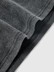 ROMWE Atasan Tank Camisole Berlubang-lubang dengan Detail Rusak ala Punk Street Y2K Hot Girl - Hitam - View 11