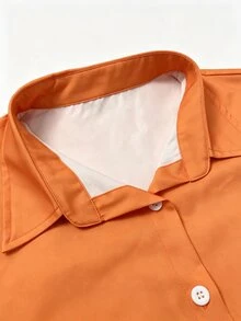 Franclia Halloween Print Ombre Shirt - Multicolor - View 3