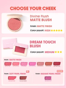 SHEGLAM Dream Touch 腮紅-Knock Out 粉狀腮紅 品牌美妝化妝品 適合女士與女孩 - 020 Knock Out - 查看 4