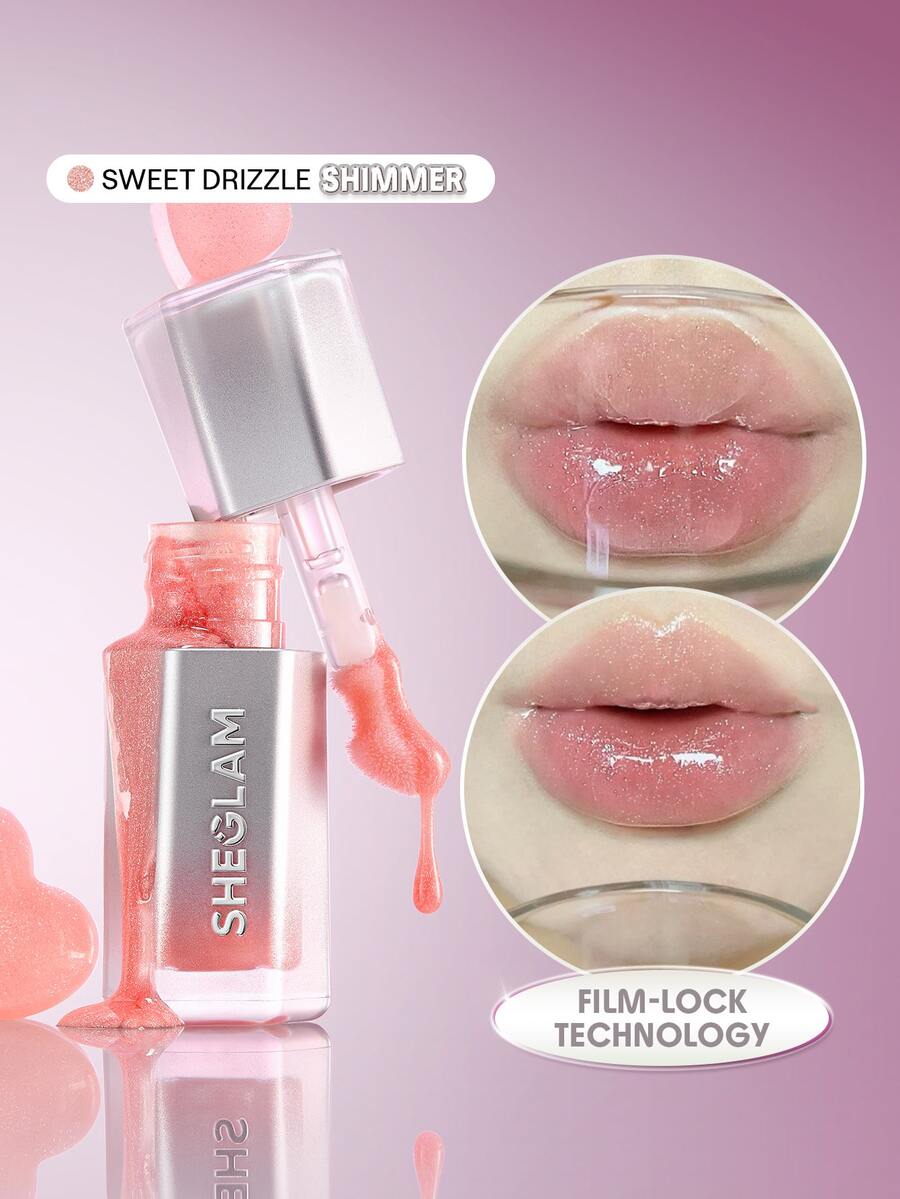 SHEGLAM Glass Lock Air 唇彩-Sweet Drizzle 品牌美妝化妝品 適合女士與女孩 - Sweet Drizzle - 查看 1