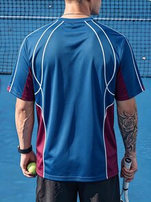 Gritte Field Men's Spider Pattern Casual Daily Travel Sports T-Shirt, Gym - Multicolor - View 2