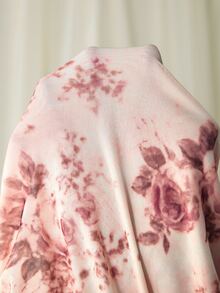 MaterniChic Maternity Floral Print Pleated Casual Party & Travel Dress - Pink - View 10