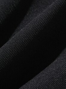 FRIFUL 女款夏季休閒交叉綁帶短褲 - 黑色 - 查看 9