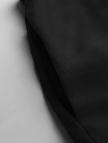 Balvessa Setelan Jas dan Celana Elegan untuk Wanita Saat Berpergian - Hitam - View 3