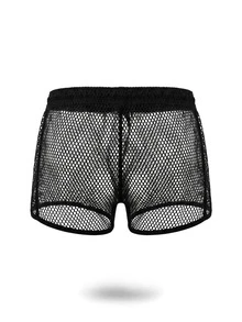 DrisQ DrisQ Mesh Lace-Up Drawstring Pants, 1pc - Black - View 5