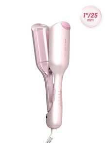 SHEGLAM HAIR Cupid's Charm Beach Babe Hair Waver,25mm Ionic Hair Crimper,Waver Curling Iron,2 Barrel Waver Hair Tool With Anti-Scald,50 Million Ions & 10 Min Quick Wave,Smart Timer & 5 Adjustable Temps,Universal Voltage Easy To Use Hair Tool For Women - Baby Pink - View 15