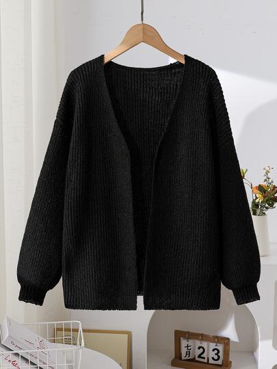 SHEIN كارديجان كاجوال متعدد الاستخدامات للارتداء اليومي للفتيات المراهقات