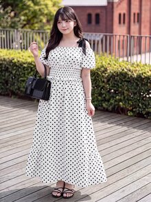 Bijouette 大尺碼女款休閒復古性感1920年代彈性對比飾邊T恤，夏季穿搭，彈性面料度假婚禮早午餐賓客白色 - 黑與白 - 查看 3