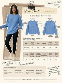 EURMUSE Women's Crew Neck Solid Color Raglan Sleeve Casual Knit Pullover Sweater Everyday Aqua Blue Autumn - Baby Blue - View 2