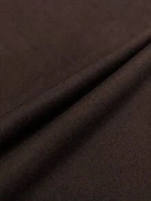 LUMIGAL 女款秋季花卉刺繡V領長袖上衣，棕紅色修身收腰設計，正面花卉刺繡，側面抓皺腰部與圓弧下擺，柔軟針織面料，復古波希米亞西部風，適合通勤、購物、旅行、疊穿、T恤、度假、早午餐、戶外、日常穿著 - 咖啡棕 - 查看 3