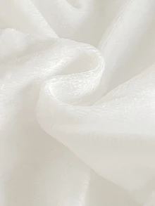 1套新生女嬰秋冬軟絨居家睡衣，時尚優雅荷葉袖清新可愛花卉荷葉邊長袖上衣搭配連腳褲 - 紅白色 - 查看 6