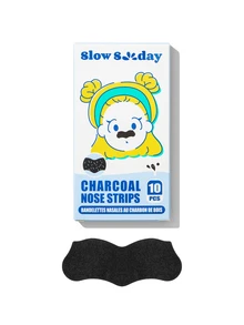 SlowSunday 黑頭去除鼻貼 10片裝，深層清潔與煥膚，適用油性肌膚，瞬間疏通毛孔，含活性碳成分，適合春夏秋季，護膚 Y2K 風格，派對與萬聖節理想選擇 - 黑色 - 查看 7