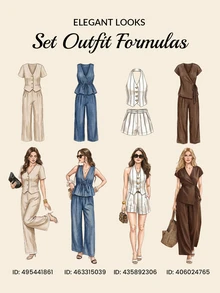 Editum Women's Summer Casual Striped Shirt And Long Pants 2 Pieces Set - Coffee Brown - View 8