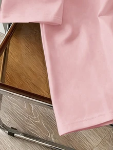 Manfinity Joysei Standard Size Men's Pink Raglan T-Shirt - Pink - View 5