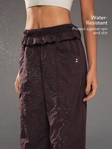 OutZeal Women Outdoor Pants Hiking Camping Water-Resistant Elastic Waist Adjustable Hem Outdoor Bottom - Brown - View 5