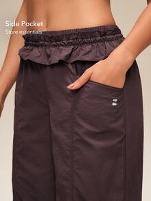 OutZeal Women Outdoor Pants Hiking Camping Water-Resistant Elastic Waist Adjustable Hem Outdoor Bottom - Brown - View 4