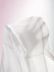 Amplova Women's French Sweet Style Faux Pearl Decorated Blouse - White - View 18