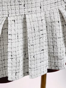 Amplova Women's Sexy New Chinese Style Pleated Skirt - Apricot - View 18