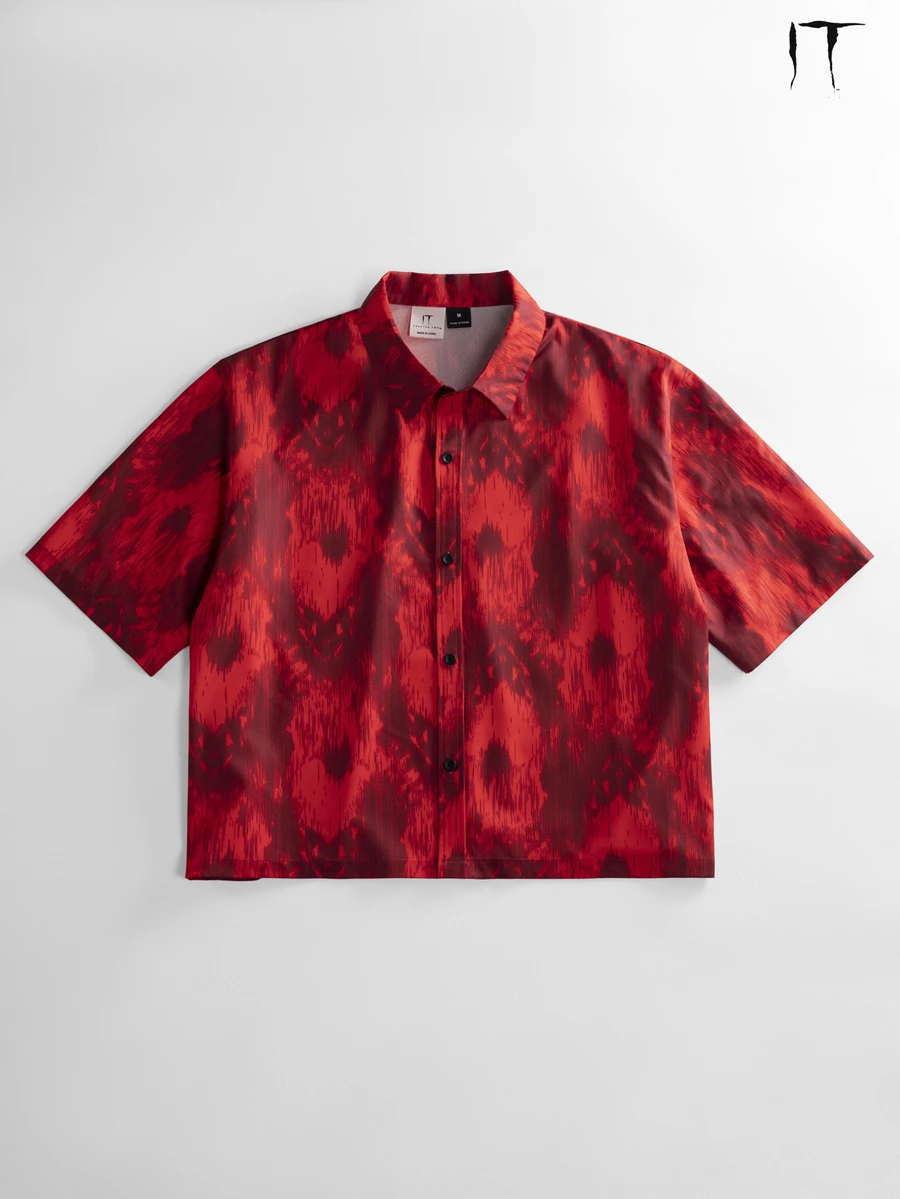 IT Chapter TWO | Manfinity STYNVO Men's Summer Casual Tie-Dye Print Shirt - Red - View 1