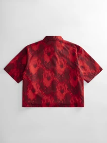 IT Chapter TWO | Manfinity STYNVO Men's Summer Casual Tie-Dye Print Shirt - Red - View 2